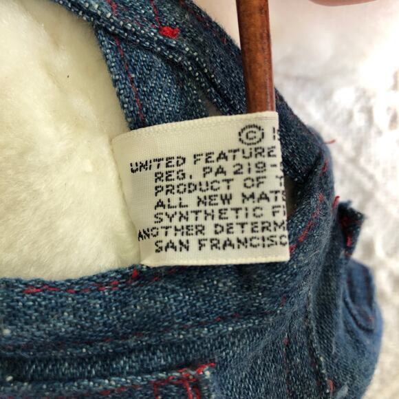 VTG 1968 Snoopy Plush Set of 2 United Feature  Overalls Shirt Sneakers 10" 12" - Picture 9 of 16